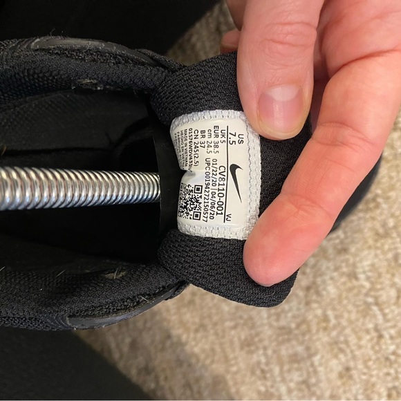 Nike Air Max 90 Twisted Black White Black - Picture 5 of 6